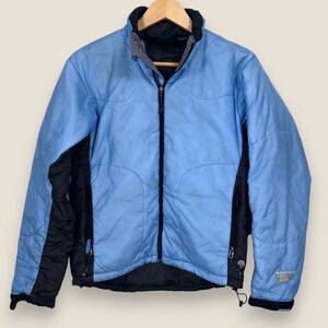 Mountain Hardwear Primaloft Insulated Jacket Women Small Blue Full Zip Hiking
